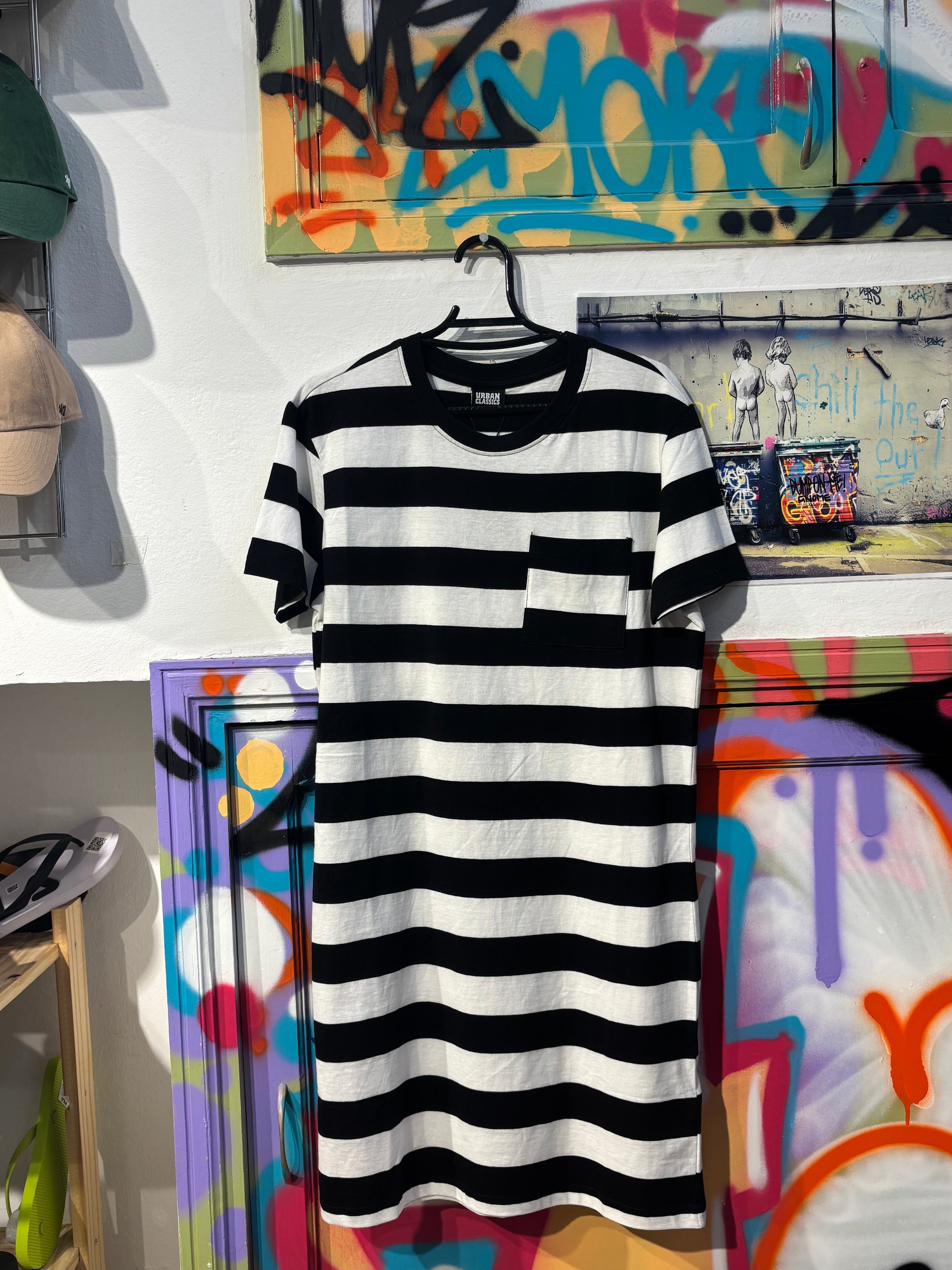 Vestido Blanco Y Negro