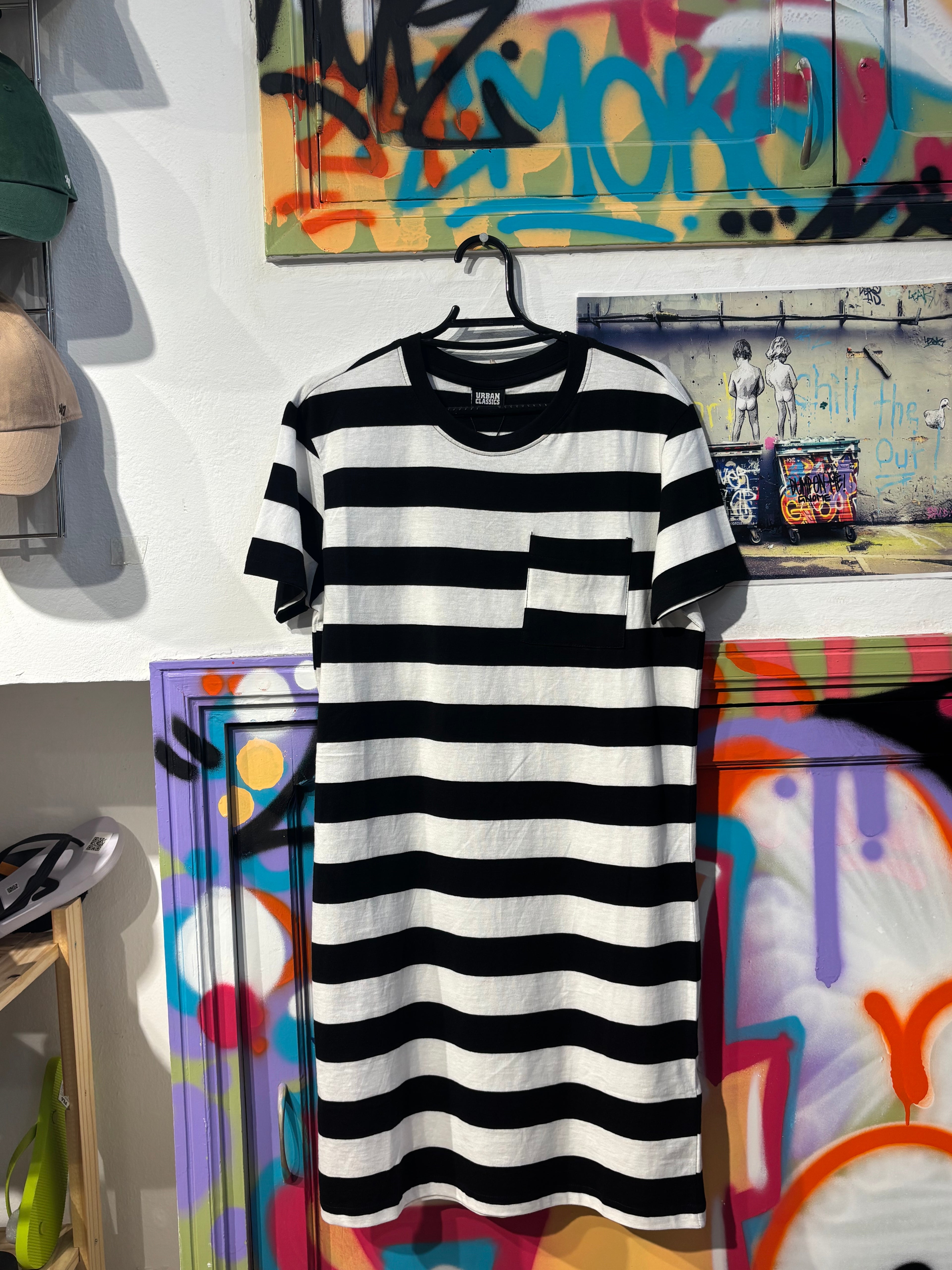 Vestido Blanco Y Negro