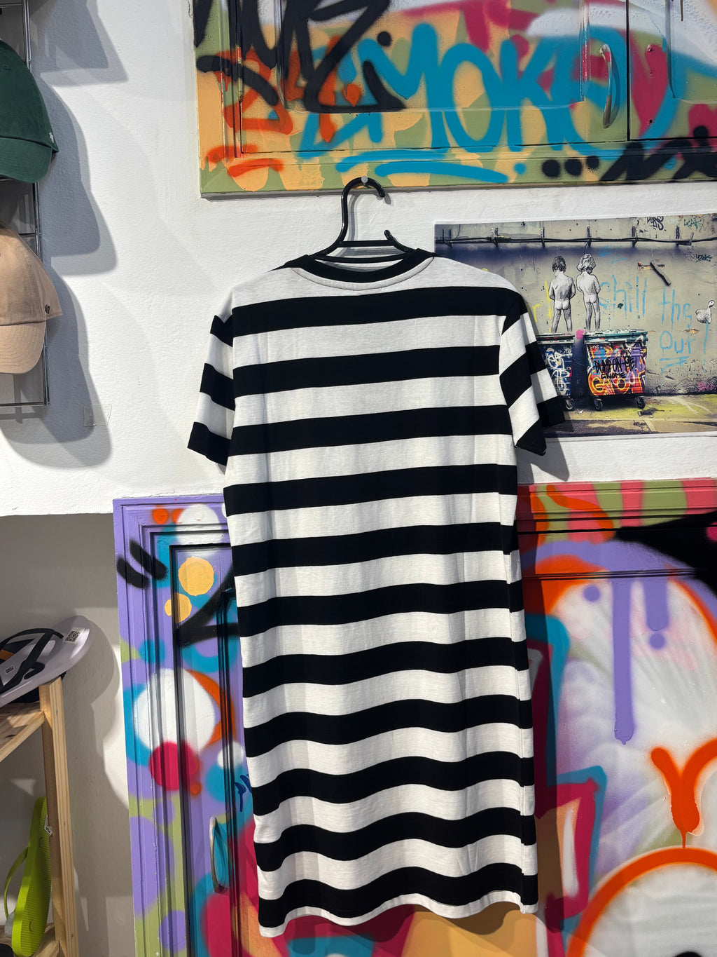 Vestido Blanco Y Negro