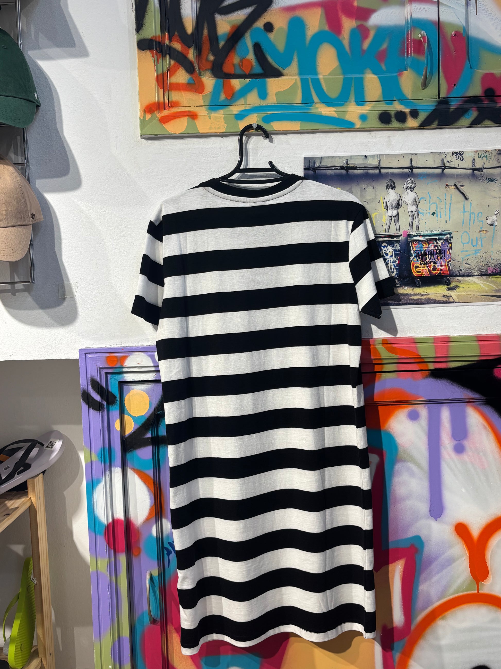 Vestido Blanco Y Negro