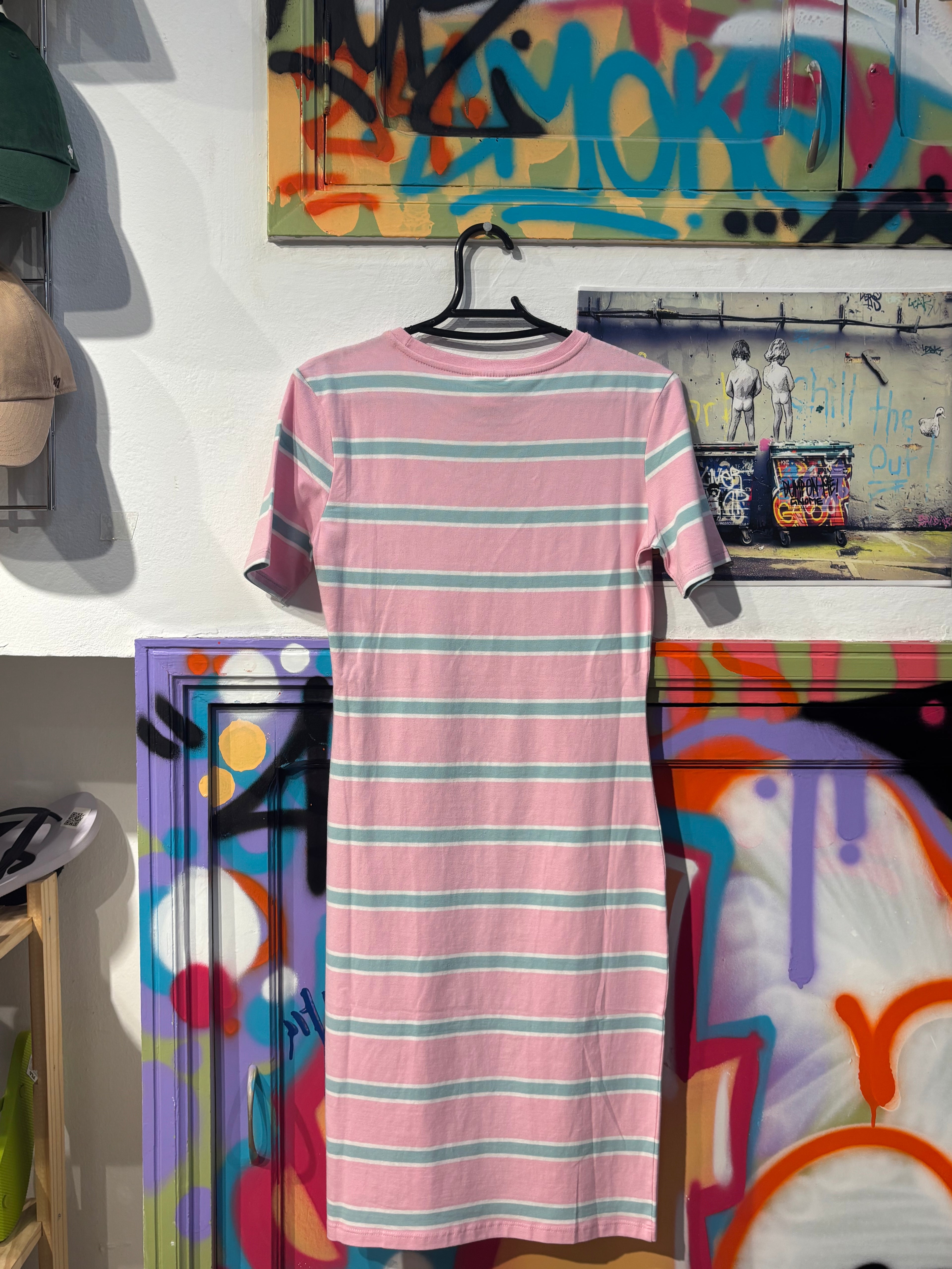 Vestido Rosa Y Azul
