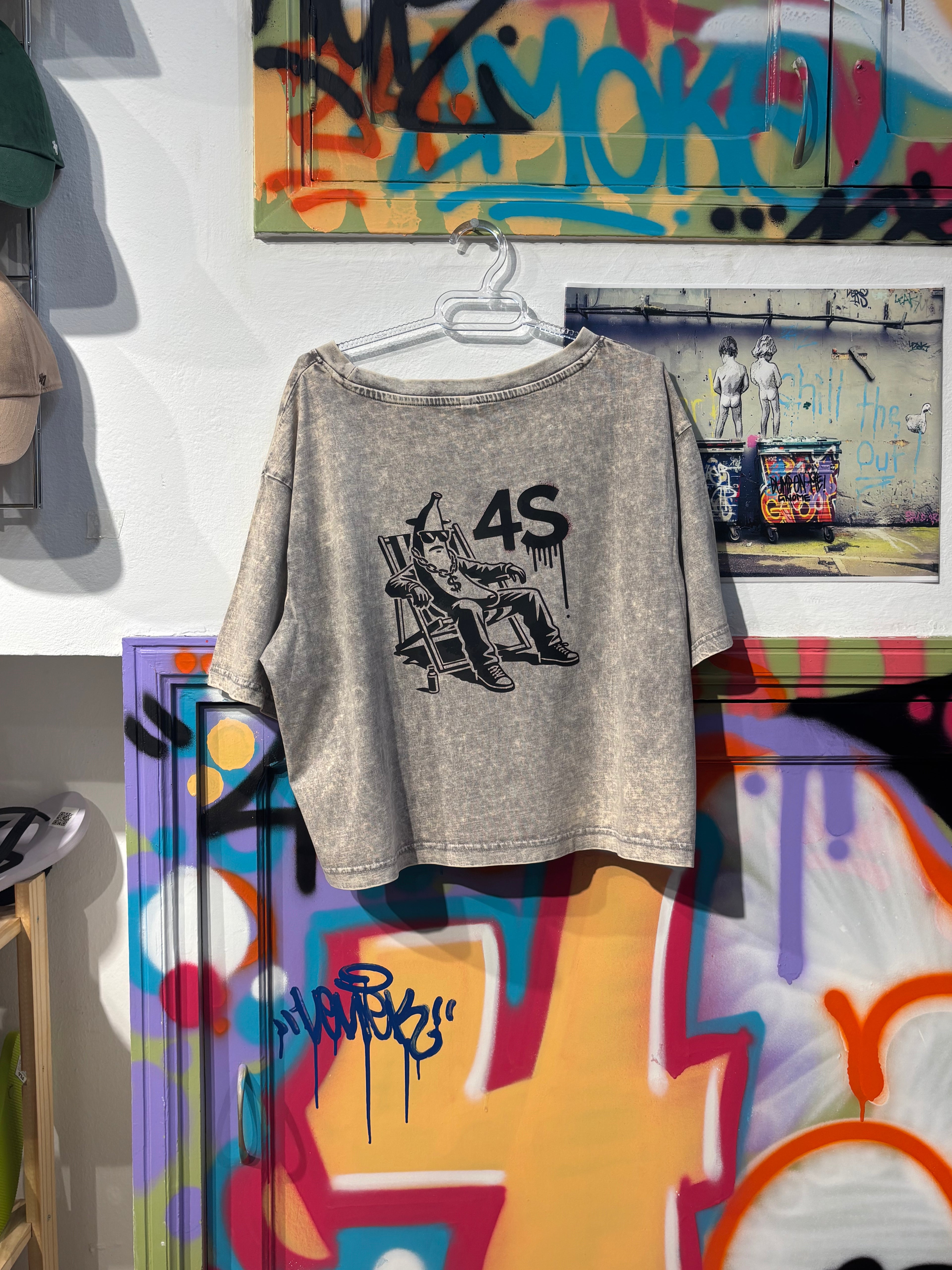Crop top Gris 4S