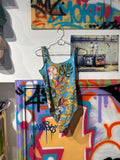 Body Azul Floral
