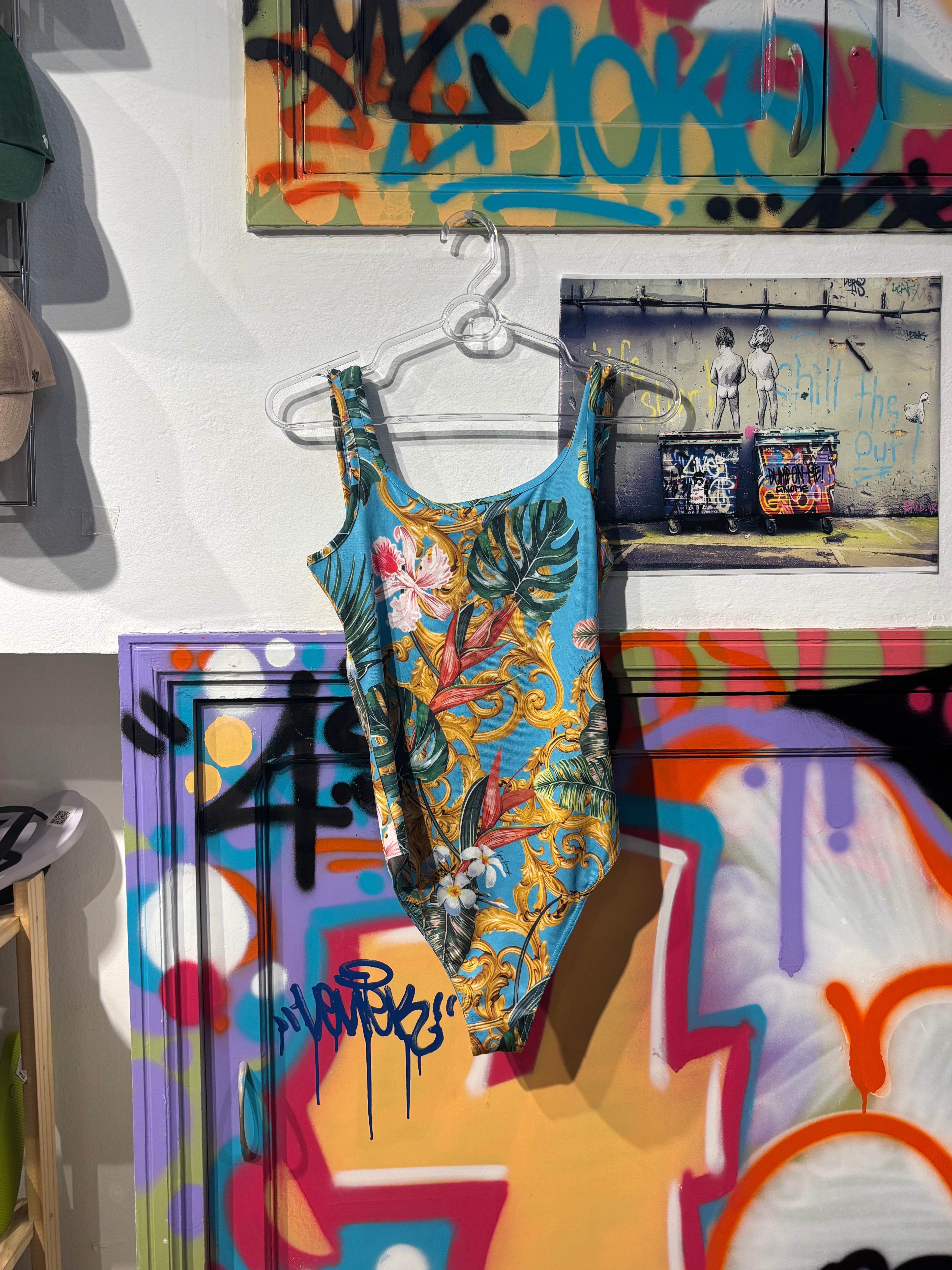 Body Azul Floral