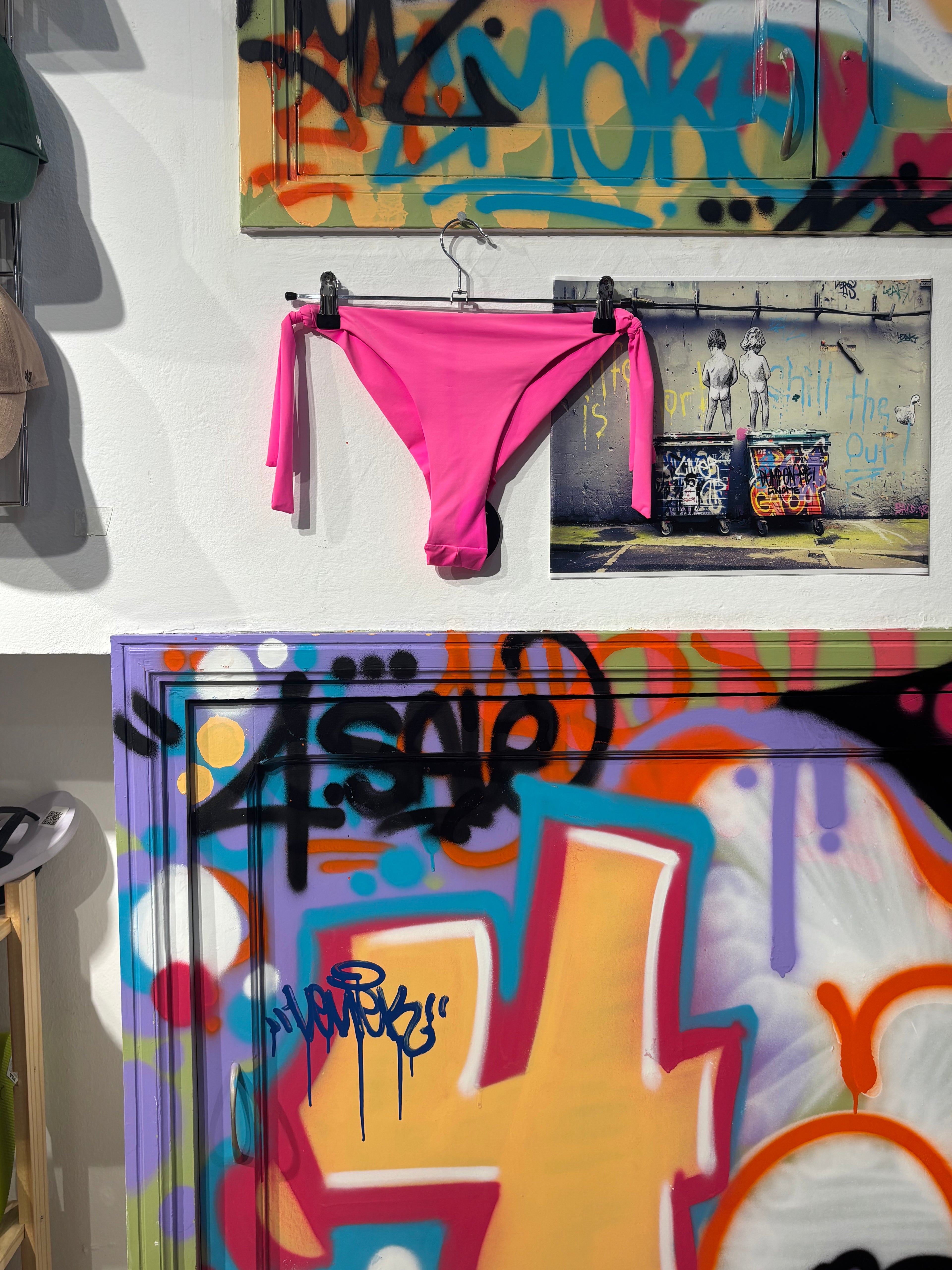 Tanga De Baño Rosa
