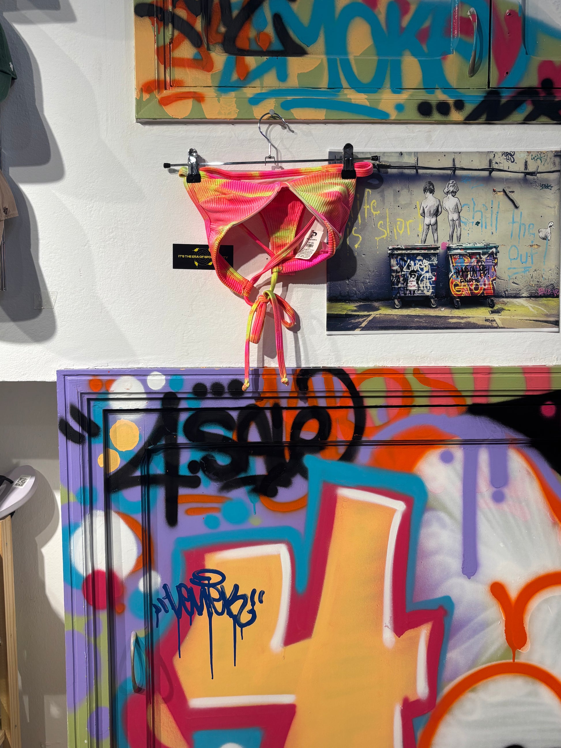 Bikini Rosa Y Amarillo