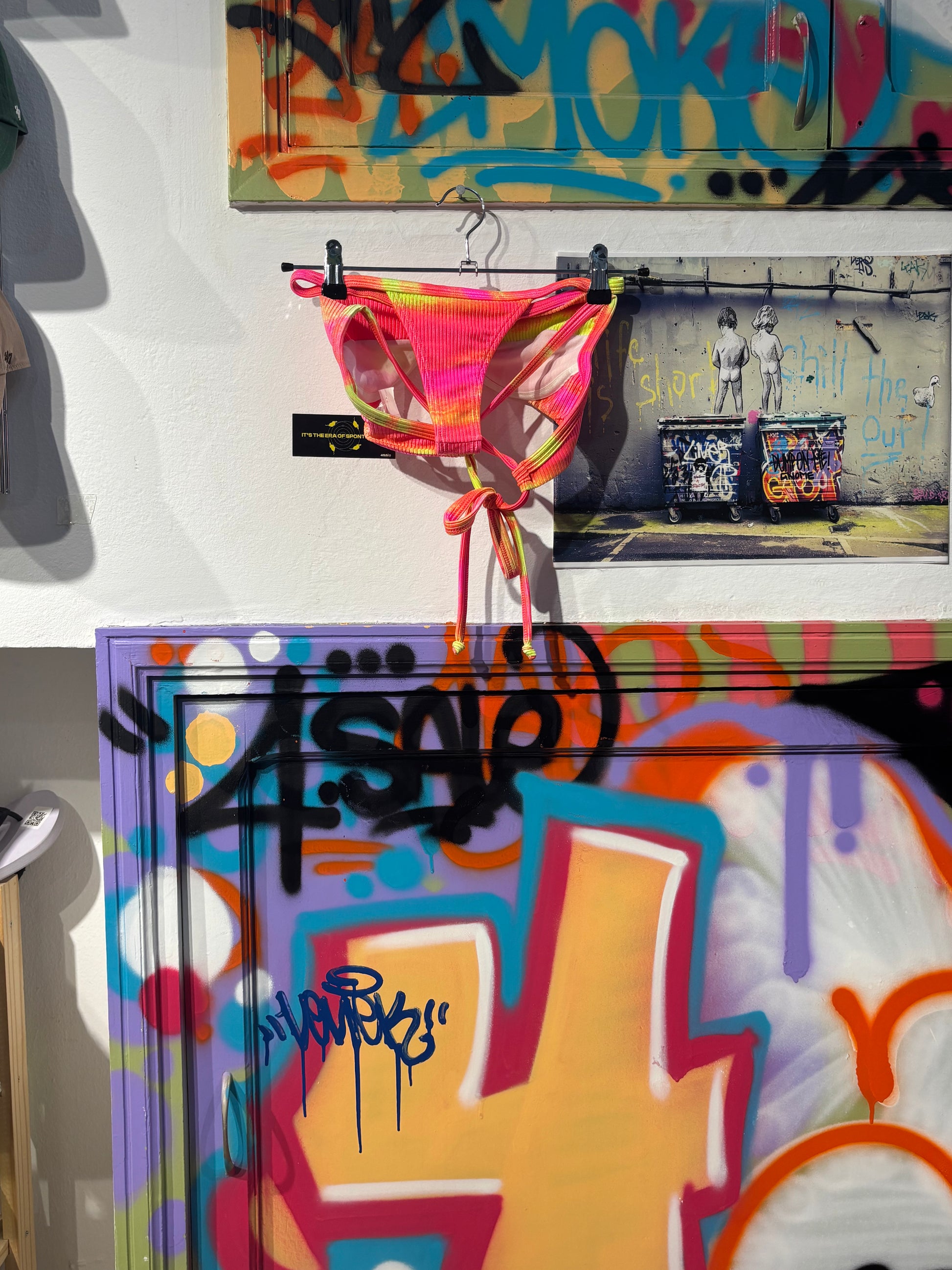 Bikini Rosa Y Amarillo