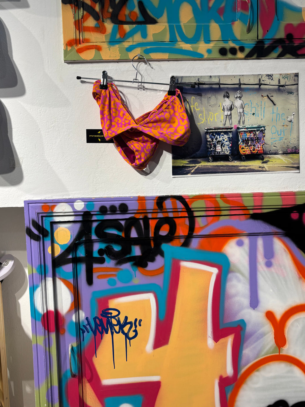 Bikini Naranja Y Rosa