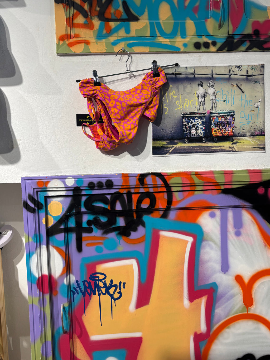 Bikini Naranja Y Rosa