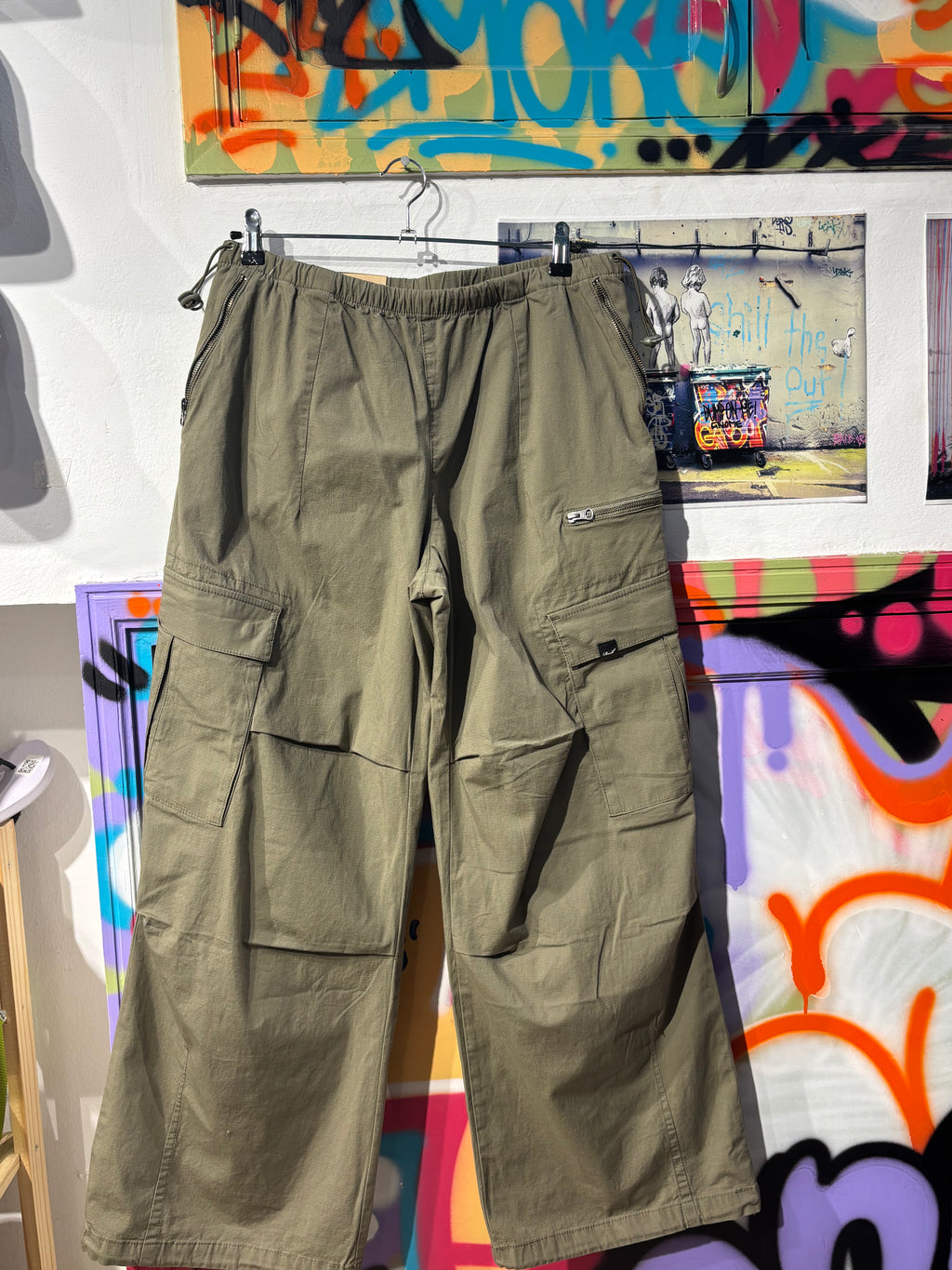 Pantalón Parachute Verde