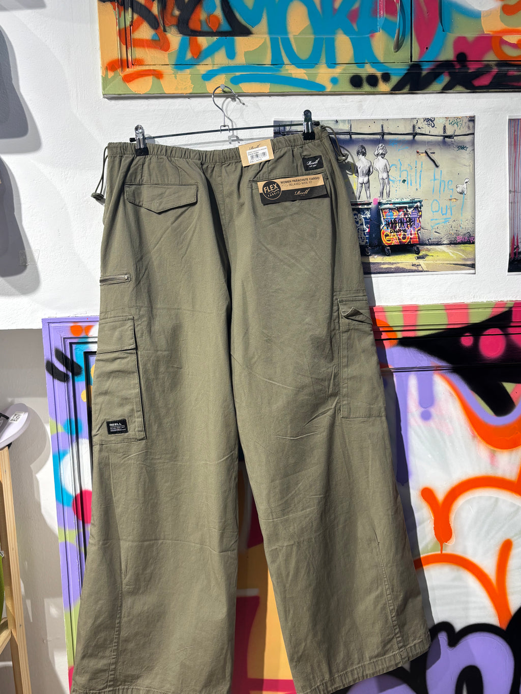 Pantalón Parachute Verde