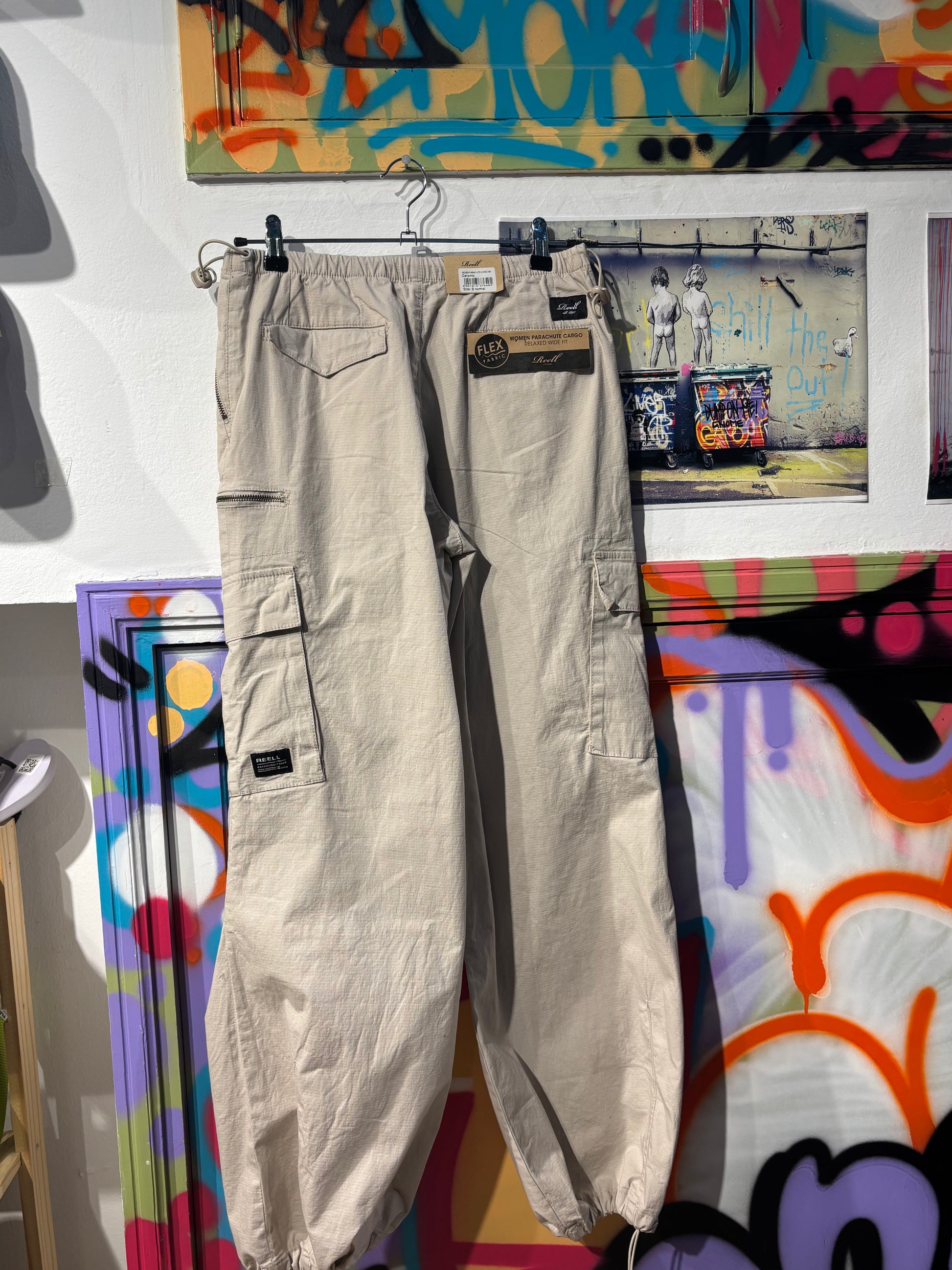 Pantalón Parachute Beige