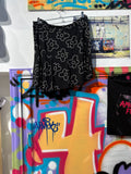 Falda Negra Flores