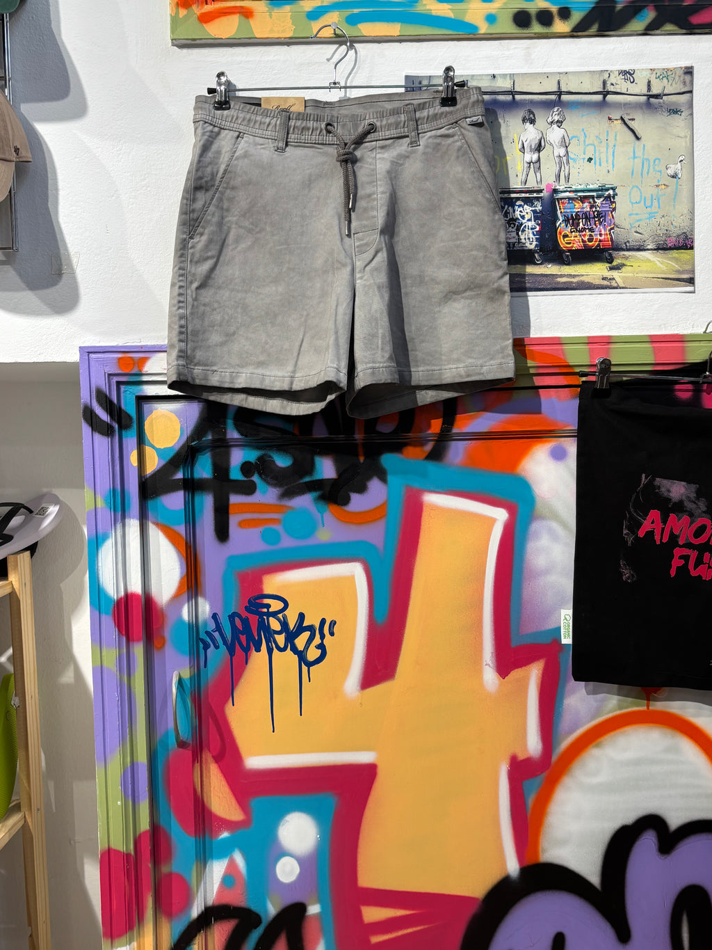 Pantalón Corto Gris