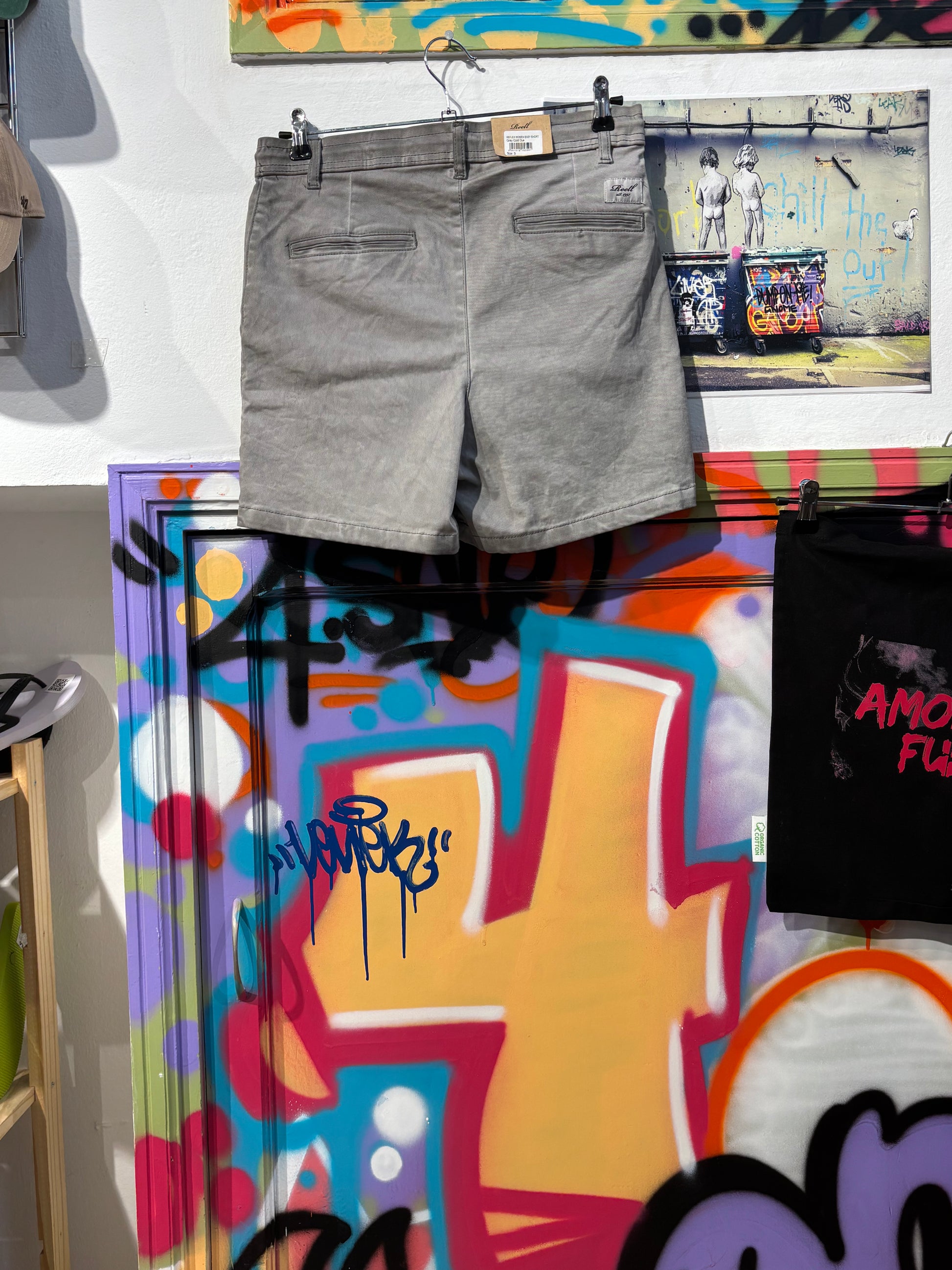 Pantalón Corto Gris