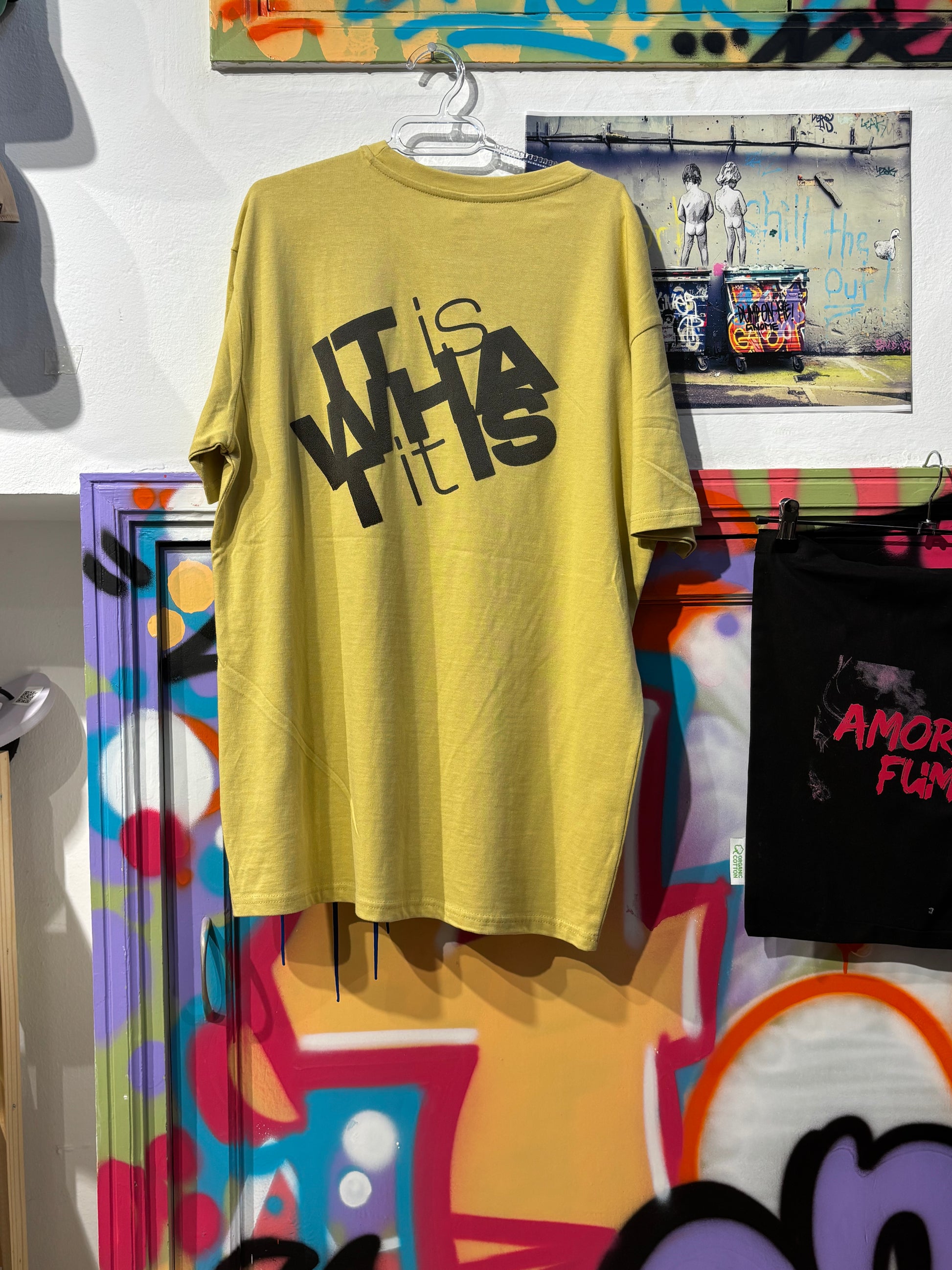 Camiseta Oversize Amarillo 4S