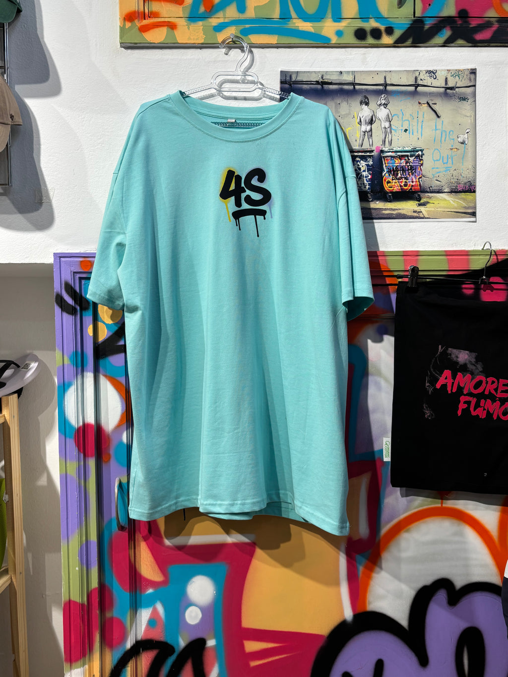 Camiseta Oversize Azul 4S