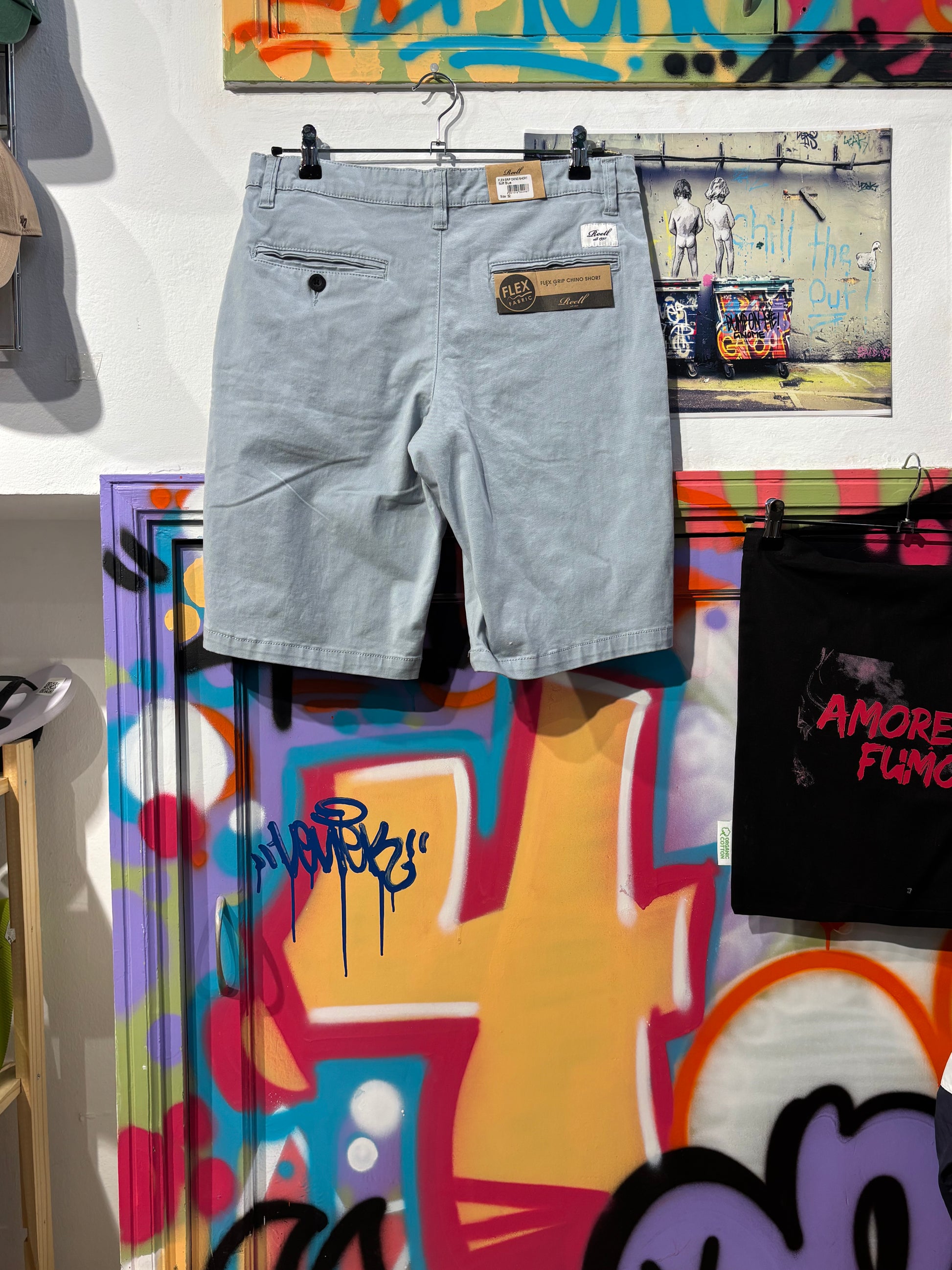 Pantalón Corto Azul Claro