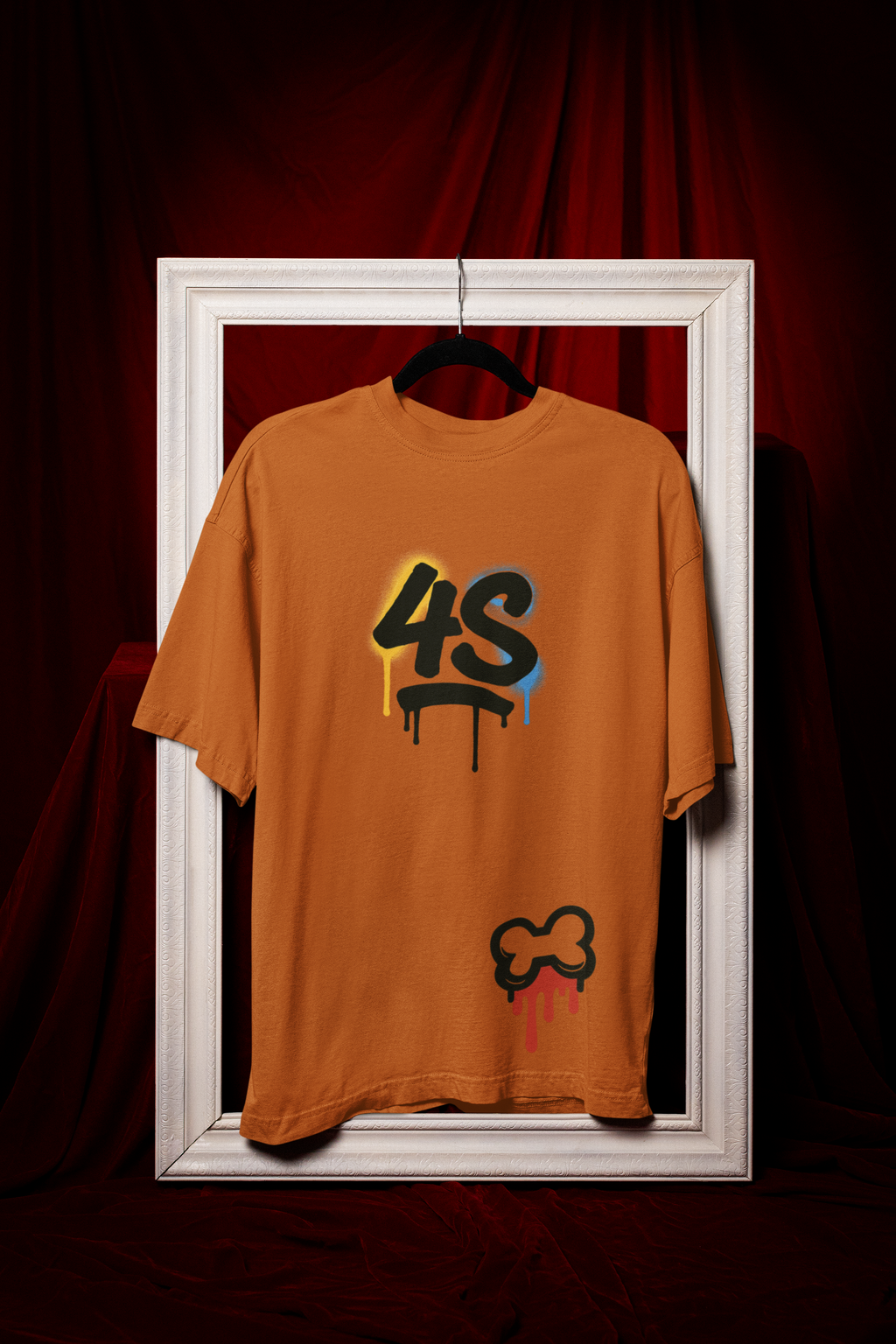 Camiseta Oversize 4S Presa Toffee