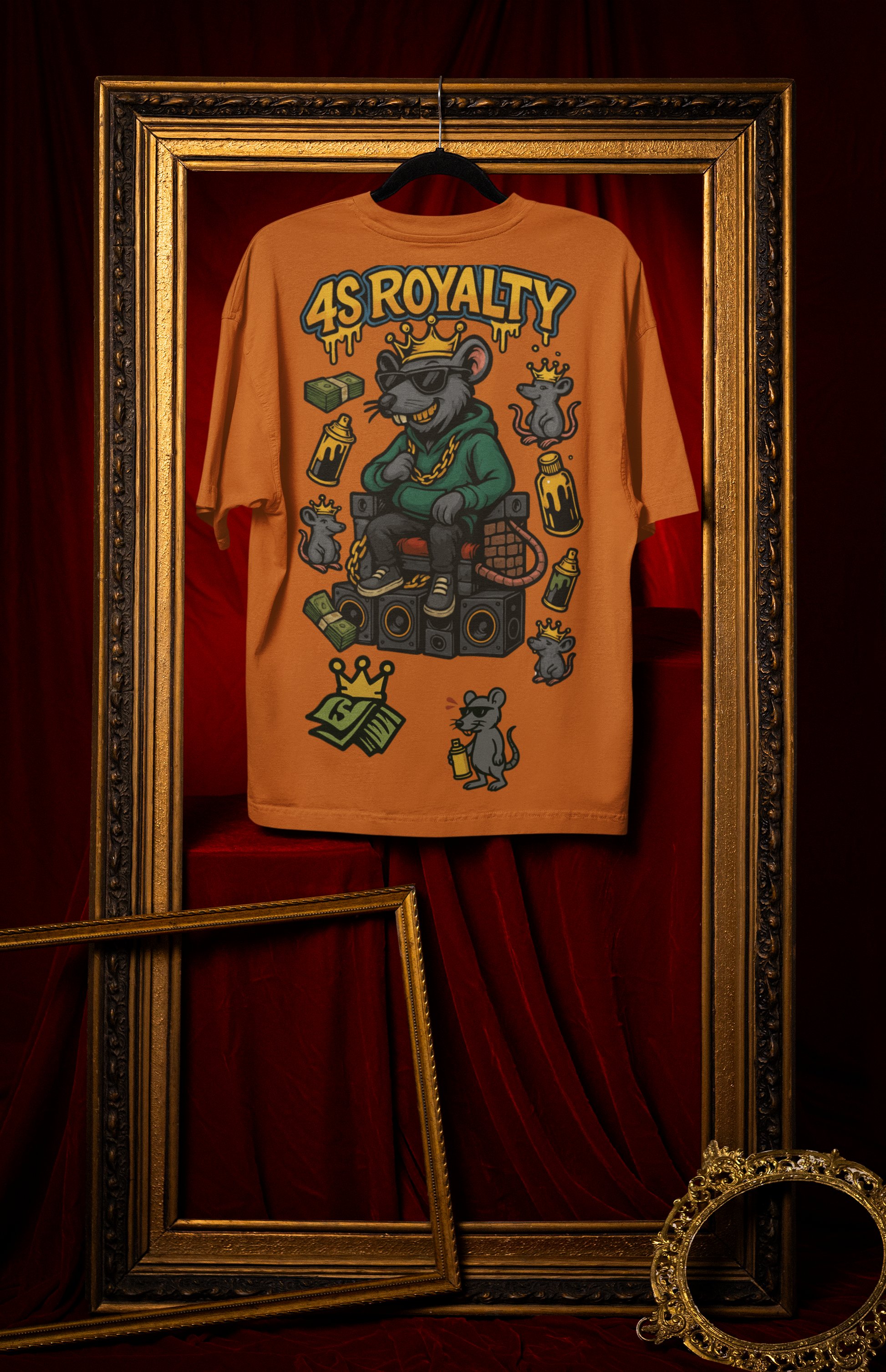 Camiseta Oversize 4S Rat Toffee